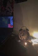 An alarm clock late at night