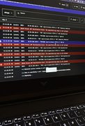 A close-up of code on screen