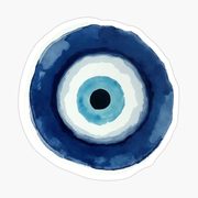 A painted evil eye